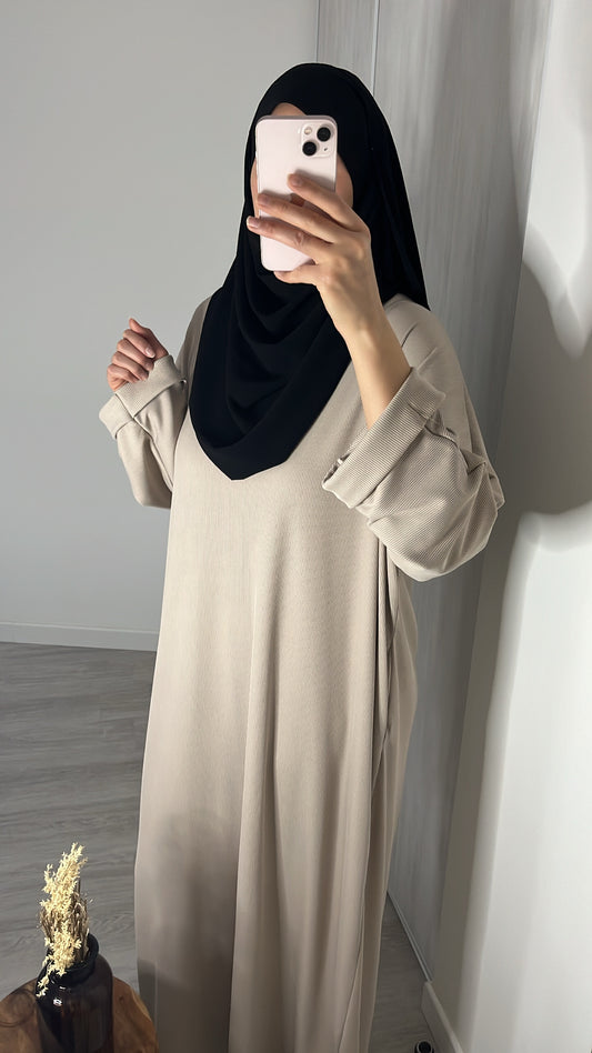 Abaya Classy beige