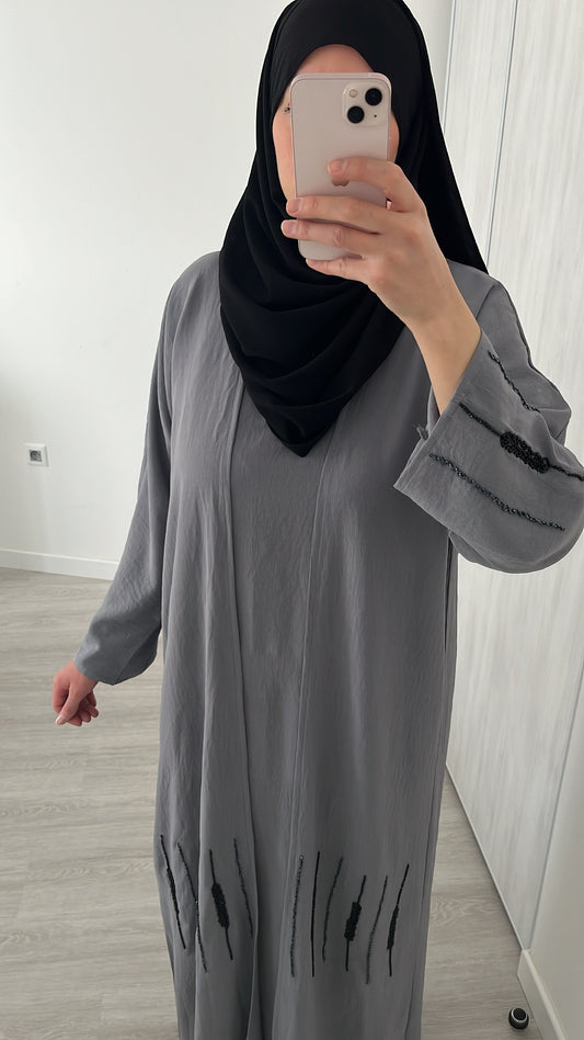 Abaya Alma Grey